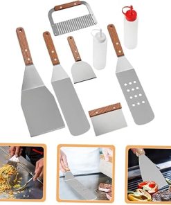 Grill Kit for Outdoor Grill 8pc Grilling Utensils Set Complete Cooking Tools BBQ Tool Set 2