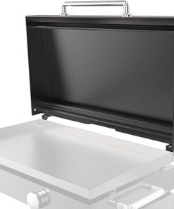 Upgraded Hinged Lid for Blackstone Griddle 28 inch, 1517 1853 1605 1803 1839 1856 1924 1983 2094 2145 2137 5003, Hard Cover Hood for Blackstone Griddle Accessories