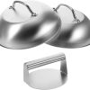 Hemoton Cooking Grate Barbecue Tool Bbq Grill Accessories Stainless Steel Fish Grill Rack 4