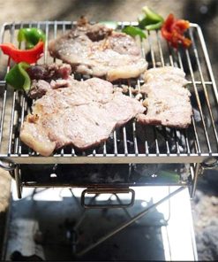 Portable Stainless Steel BBQ Folding BBQ Outdoor BBQ Camping Picnic Barbecue Tool Barbecue Accessories 2