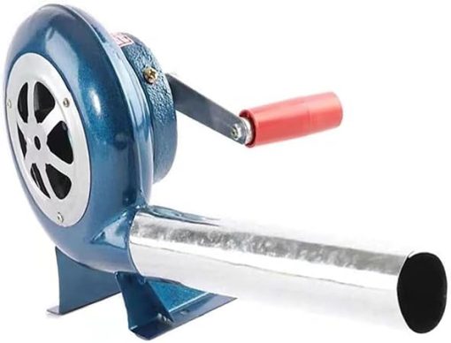 Hand Crank Blacksmith Forge Blower - Iron Gear Popcorn Manual Fan, Manual Iron Gear BBQ Blower, With Duct Cooking Manual BBQ Air Blower, Suitable For Camping/Picnic/Outdoor Grill Accessories ( Size :