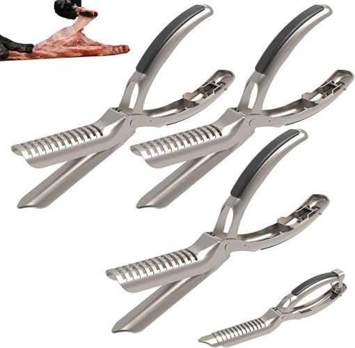 Rib Prep Tool Membrane Remover, Rib Prep Pro, Rib Membrane Remover Stainless Steel Tool Kit, Ergonomic Design for Easy Membrane Removal - Dishwasher Safe BBQ Accessories (3)