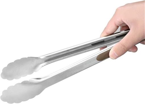 Grill Tongs,Barbecue Tongs Barbecue Appliances Barbecue Tools Long Clips Accessories Barbecue Clips Carbon Clips Stainless Steel