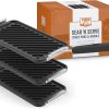 Yukon Glory SEAR 'N SERVE Cast Iron Grill Pan Set - Includes 3 Cast Iron Grilling Baskets & Clip-On Handle - Ideal for Stove Tops or Outdoor Grills