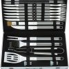 10 Piece Stainless Steel BBQ Set with Carousel 3