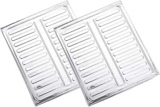 BBQ 1/2 Pcs Outdoor Stove Windscreen Foldable Aluminum Foil Stove Windshield for Camping Cooking Burner Windproof Screen Accessories(2 Pcs)
