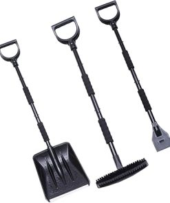 FAVOMOTO 1set Detachable Snow Removal Tools Ice Scraper Shovel Brush for Car Truck Roof Accessories for Efficient Snow Clearing
