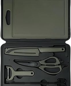 6 Piece BBQ Accessories Stainless Steel BBQ Tools Grilling Tool Set with Storage Bag for Father's Day Dad Birthday Gift - Camping BBQ Utensil Set, Ideal BBQ Gift for Men and Dad Women