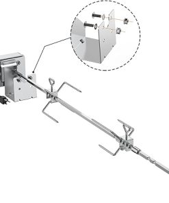 onlyfire Stainless Steel Grill Rotisserie Kit for Weber Genesis II and Genesis II LX 200 and 300 Series Gas Grills 2