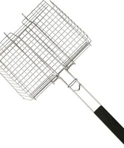 POPETPOP 1Pc Folding Barbecue Grill Rack Portable Bbq Tool for Outdoor Cooking for Fish and Meat Grilling at Picnics and Camping