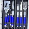 Outdoor Barbecue Tool Set With Six Pieces of Aluminum Box Set For Grilling Utensils