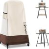Grill Table Stand Cart for Weber 22″ & 18″ Original Kettle, JumboJoe, Master-Touch Charcoal Grill Outdoor Prep Cooking Station for Weber 22 Kettle, BBQ Cart for Chargriller Akorn Jr. Kamado 4