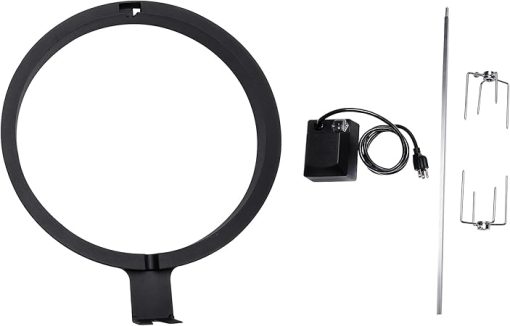Kamado Joe JoeTisserie Rotisserie Accessory Attachment for 24-inch Big Joe Grills with Stainless Steel Spit Rods up to 50 lbs of Food, Model BJ-TISSERIENA - Image 2