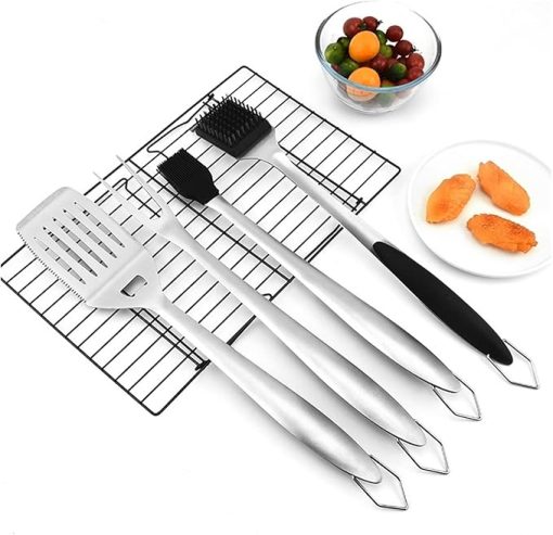 MaGiLL Bbq Tools Set Accessories Kit Grill Tools Set Bbq Set Stainless Steel Grilling Kit Griddle Grill Spatula Sets - Image 2