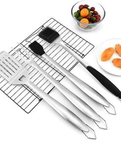MaGiLL Grill BBQ Tools Set Accessories Stainless Steel Grilling Kit Griddle Grill Spatula Sets 2