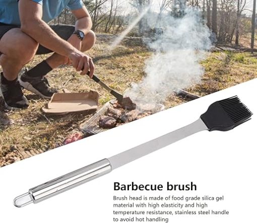 20 Piece BBQ Tool Set, Stainless Steel, Ergonomic Handles, Easy to Clean, for Family BBQs, Camping, Tailgating, Outdoor Cooking - Image 2