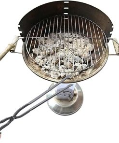 Camping Firewood Tongs Heavy Duty Charcoal Clamp Long Log Grabber Outdoor Bbq Clip Portable Clamp Sturdy Iron Tool Random Style 2