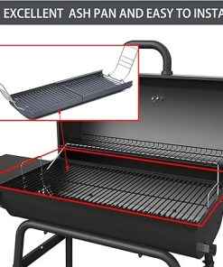 810-0029 Ash Pan Grill Replacement Parts for Nexgrill Charcoal Tray 120850001977 Adjustable Charcoal Basket 810-0029 Charcoal Pan Grill Accessories 1 Pack 2