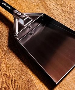 Adjustable Stainless Steel Ash Shovel for Pizza Ovens & BBQ Grills – Heat & Corrosion Resistant, 120cm Extendable Handle, Easy Storage Design