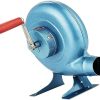 DARZYS Hand Crank Blacksmith Forge Blower, Cooking Manual BBQ Air Blower, Centrifugal Barbecues Blower, for Outdoor Cooking Picnic Hiking Tool(350W)