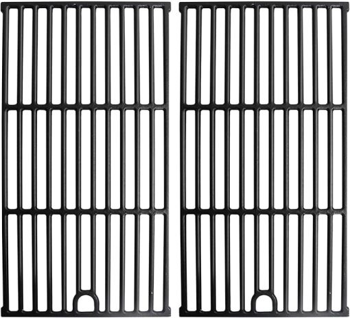 SafBbcue Cooking Grate for Nexgrill Premium 22" Charcoal Barrel Grill, Cast Iron Grids Grates for Nexgrill Premium 22" Charcoal Barrel Grill Replacement Grates for Nexgrill Model 810-0025, Durable