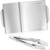 Barbecue Grilling Basket,Grilled Fish Clip Barbecue Fish Clip Net Clip Stainless Steel Appliances Tool Splint Accessories 4