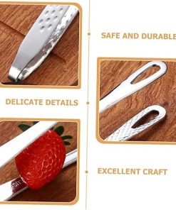 5sets Stainless Steel Meat Tongs for Cooking Steak Frying Clip Grill Tongs Outdoor Grill Accessory 3pcs*5 2