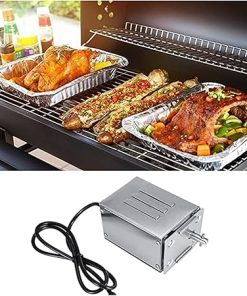 BBQ Grill BBQ Grill Goat Roaster Electric Motor Stainless Steel Pig Chicken BBQ Spit Rotisserie Roaster Outdoor Barbecue Accessories 220V Picnic 2
