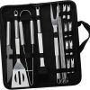 Grill Accessories for Men 11pc Stainless Steel BBQ Tools Kit Camping Cookware BBQ Utensils Set 3