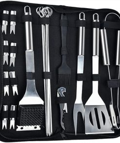 MaGiLL Accessories Kit Outdoor BBQ Tools Set Tools Griddle Accessories Set Stainless Steel Grill BBQ Spatula Kit