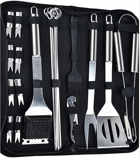 MaGiLL Accessories Kit Outdoor BBQ Tools Set Tools Griddle Accessories Set Stainless Steel Grill BBQ Spatula Kit MaGiLL Accessories Kit Outdoor BBQ Tools Set Tools Griddle Accessories Set Stainless Steel Grill BBQ Spatula Kit