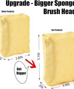 Grill Brush Bristle Free,Steam Cleaning Grill Brush – Safe for All Grill Types,Replaceable Head Barbecue Grill Cleaning Brush 2