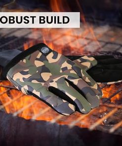Grill Rescue Grilling Gloves 2.0- Heat-Resistant, Durable Neoprene Gloves for Safe Grilling & Cooking, One-Size-Fits-All 2