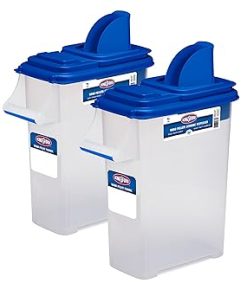 Kingsford Wood Pellet Storage Containers - Heavy Duty Airtight Container for Outdoor Grill and Smoker