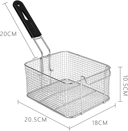 Fried Basket,SnackContainer,SnackHolder,Universal Grill BasketChip Basket French Fries Chicken Nugget Frying Basket Kitchen Cooking Tools (Color : 04) (Color : 2)(2) 2 Fried Basket,SnackContainer,SnackHolder,Universal Grill BasketChip Basket French Fries Chicken Nugget Frying Basket Kitchen Cooking Tools (Color : 04) (Color : 2)(2) - Image 2