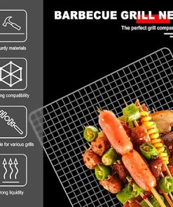 8PCS BBQ Grill Mesh Mat,Grill Mats for Outdoor Grill,Heat Resistant Gourmet BBQ Mat Non-Stick BBQ Grill Mesh Mat Easy Cleaning BBQ Accessories for Outdoor Smoker Pellet Gas Charcoal Grills 15.7×11.8″ 2