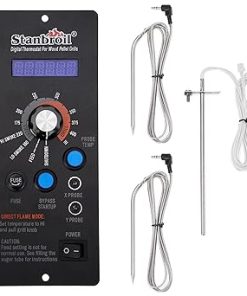 Stanbroil Controller for Camp Chef, Pellet Grills Replacement Parts with RTD Temperature Sensor and 2-Pack Meat Probes