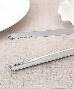 Mini Tongs Stainless Steel BBQ Tongs Barbecue Grill Food Clip Ice Tong Meat Salad Toast Bread Clamp Kitchen Accessories Tools Tongs 2