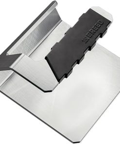 Breeo Griddle Press, 2.6lbs - Heavy-Duty, Stainless Steel, USA Made - Smash Burgers, Patty, Steak, Sandwiches - Flat Top Grilling, Grill & Hamburger Press - Grilling Gift for Dad - Gifts for Dad