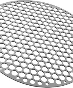 18-30cm Stainless-Steel Barbecue Net Round Metal BBQ Mesh Grate Grid Camping Picnic Food Rack BBQ Grill Kitchen Tool-Accessories(30CM) 2
