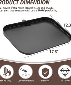Grill Griddle Plate XSKGRIDLXL Griddle Pan for Ninja Woodfire Pro XL OG800 OG900 Series, Heavy-Duty Non-Stick Griddle Pan with Oil Hole, Ninja Grill Flat Top Griddle Plate Accessories 2