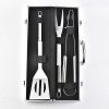 Totority 1Set Heavy Duty Grilling Utensil Ergonomic BBQ Tools for Camping Picnics and Outdoor Barbecues Durable and Portable Griddle Scraper Spatulas and More 3