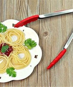 Barbecue Tongs Stainless Steel Steak Clip Kitchen Barbecue Clip High Temperature Silicone Vegetable Clip 2