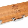 Executive Gift Shoppe | World's Best Dad Personalized Bamboo Barbecue Utensils
