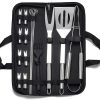 5PCS Grilling Accessories BBQ Grill Tools Set, Heavy Duty Stainless Steel BBQ Tools for Outdoor, Camping, and Kitchen 4