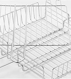 Barbecue Grilling Basket,Barbecue Tool Grilled Fish Clips Bold 430 Stainless Steel Clip 2