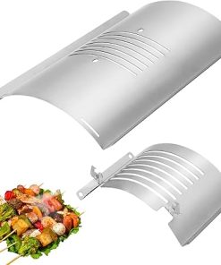 Flame Broiler Kit for Pit Boss Smoker Grill PB820 PB850 PB820D3 Series, Flame Broiler Slide Cover and Bottom Kit with Two Side Adjusting Handle, Pit Boss Smoker Grill Replacement Parts