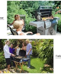 BBQ Grill Accessories Set for Men Women, 10PCS Grilling Utensils Tools Set, Stainless Steel BBQ Tools with Storage Bag, BBQ Grill Accessories Set for Camping, Kitchen 2