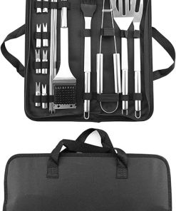 KANDUO BBQ Grill Accessories Set, Grilling Utensils Tools Set, Stainless Steel BBQ Tools Gift, 20-Piece – Perfect Grill Gifts for Men 2