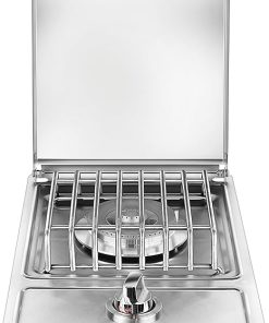Bullet by Bull Classic Single Side Burner Stainless Steel Drop in for Outdoor Kitchen BBQ Island Natural Gas 2